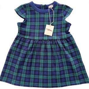 Du Pareil au Même Emerald Tartan Dress NWT 4T